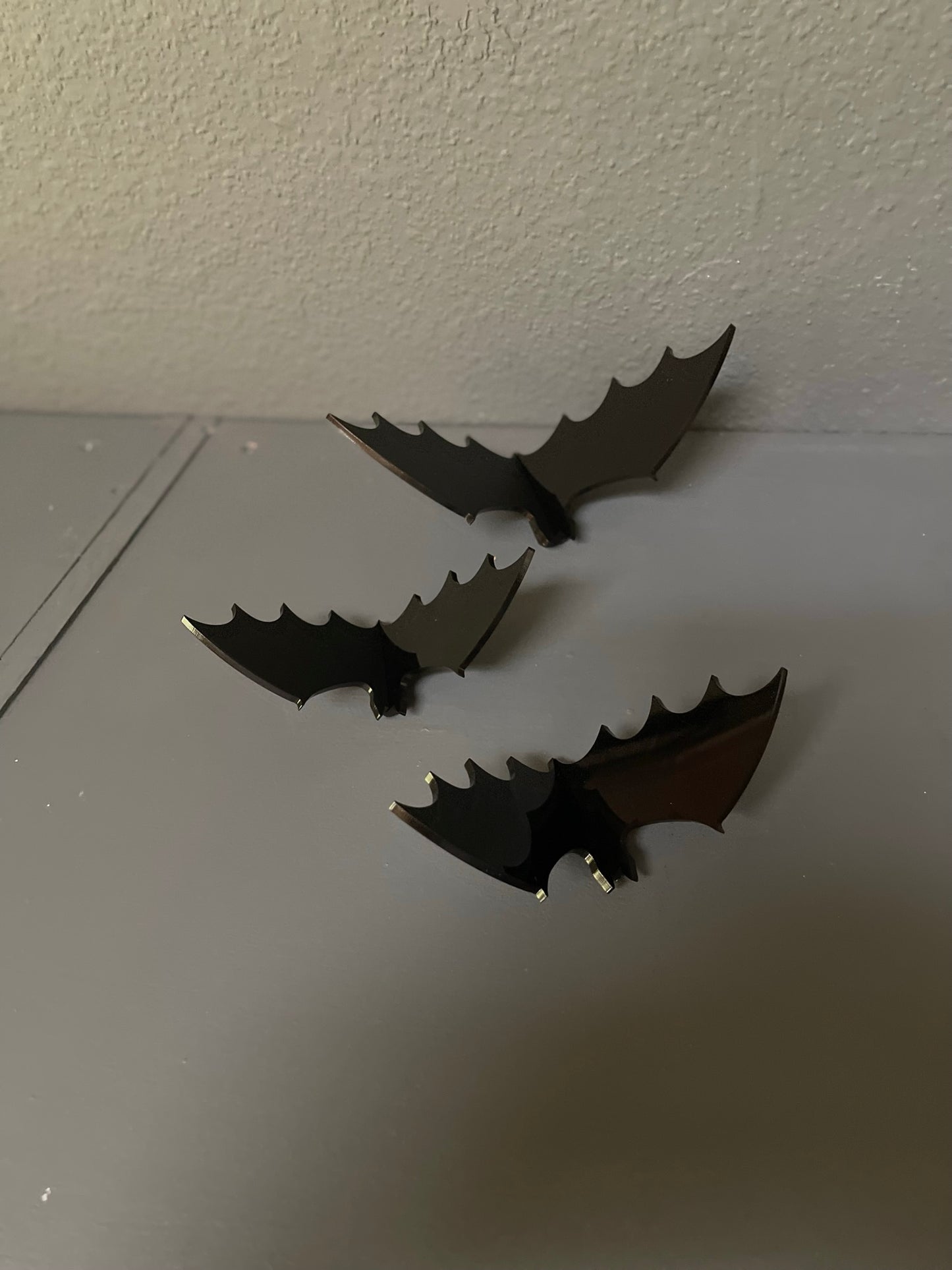 Acrylic 3D Bat Set