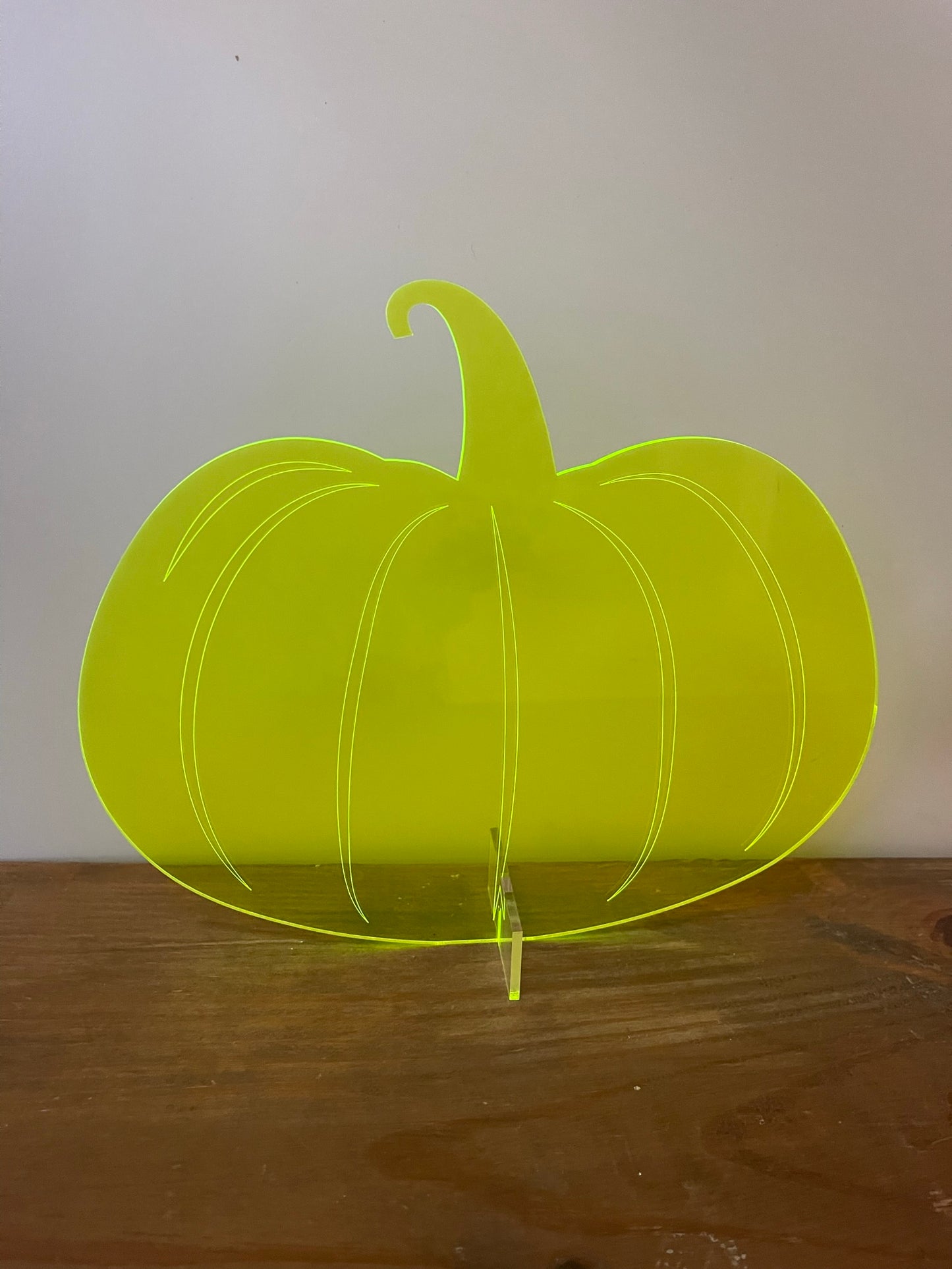 Acrylic Pumpkin Stand Up Medium
