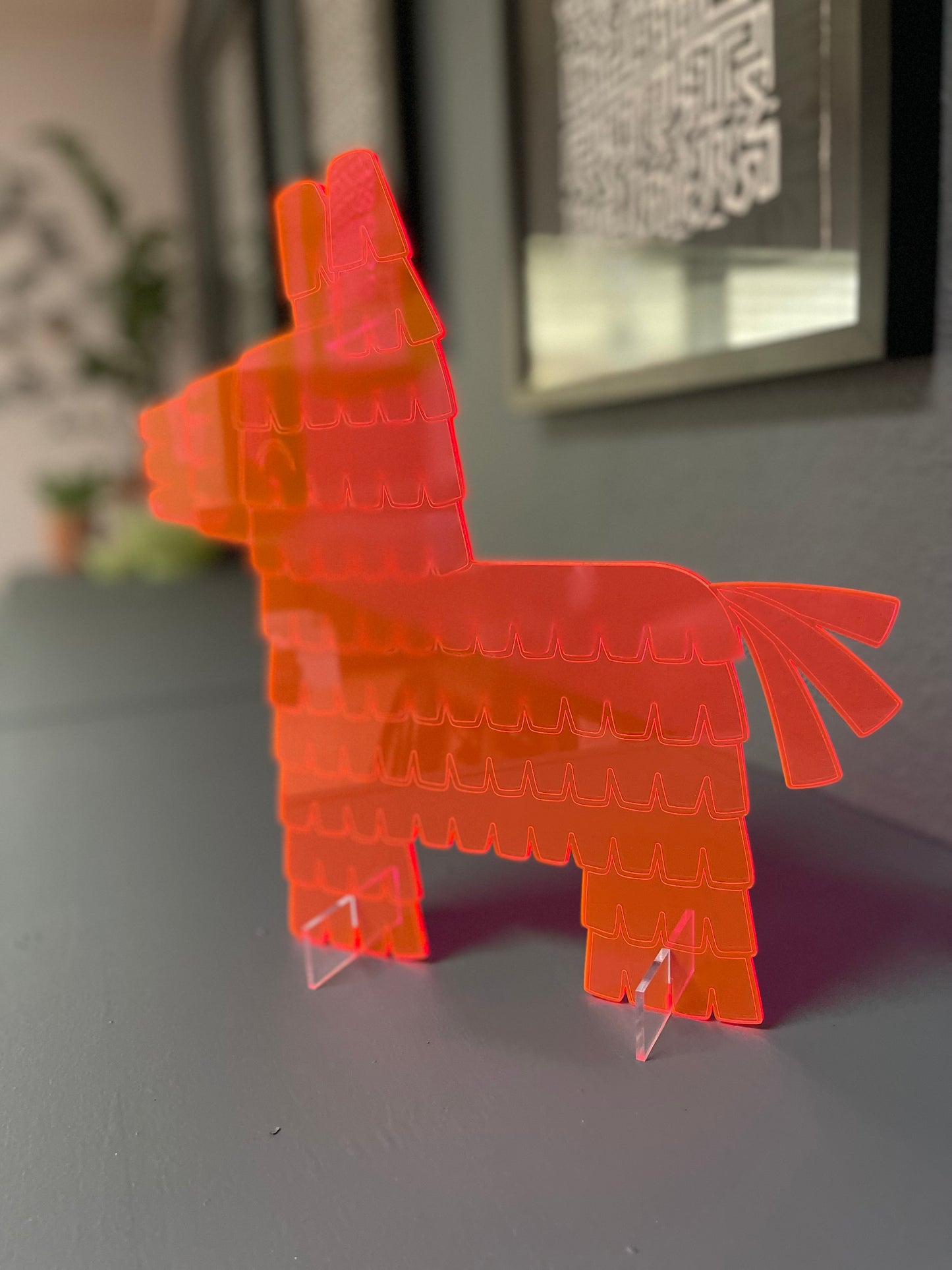 Bright Acrylic Pinata Decorations - 12"